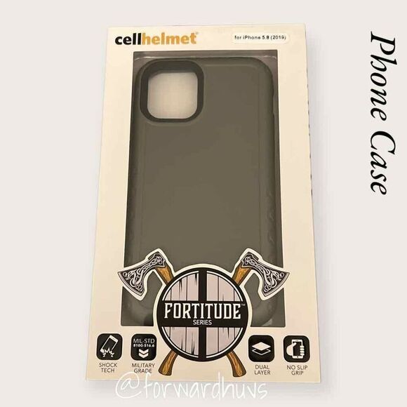 Cellhelmet Fortitude Series Olive Drab Green iPhone 11 Pro - Picture 3 of 5